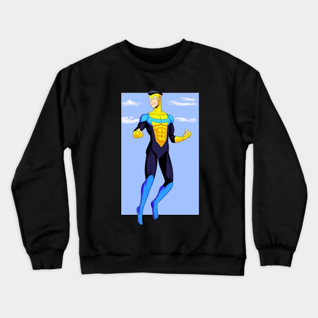 invincible Crewneck Sweatshirt by super villain